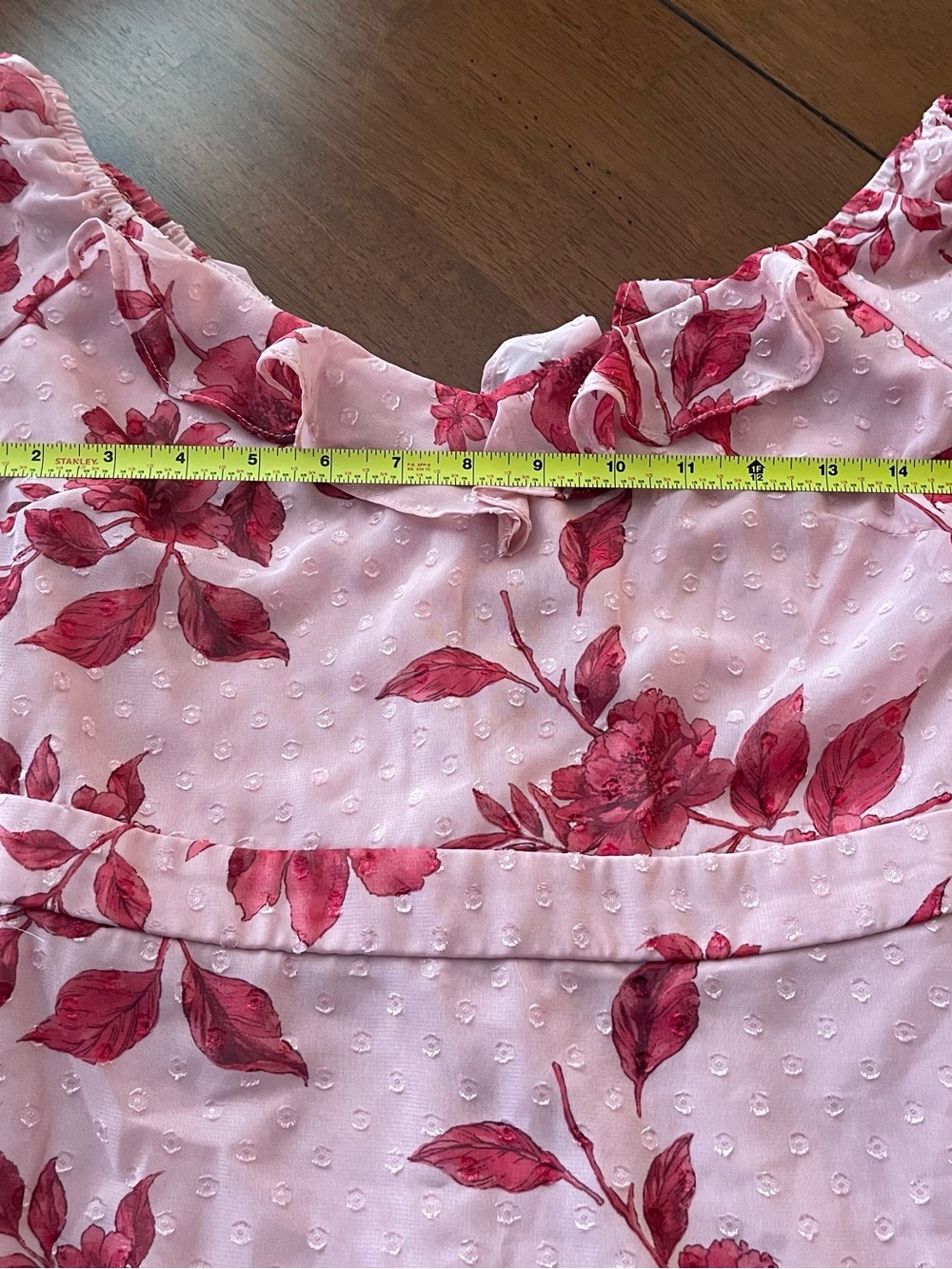 City Studio Pink Floral Ruffle Mini Dress - Picture 6 of 8